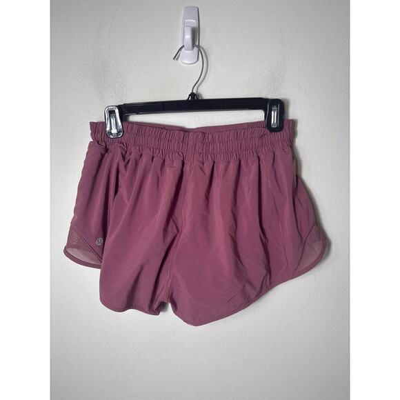 Lululemon Dark Mauve Athletic Shorts Sz 10 - Picture 2 of 2
